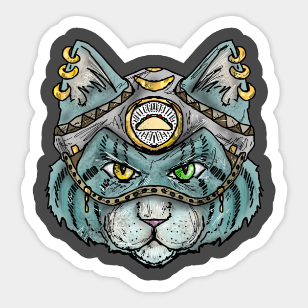 TACO CAT Sticker by Fuzzyjoseph